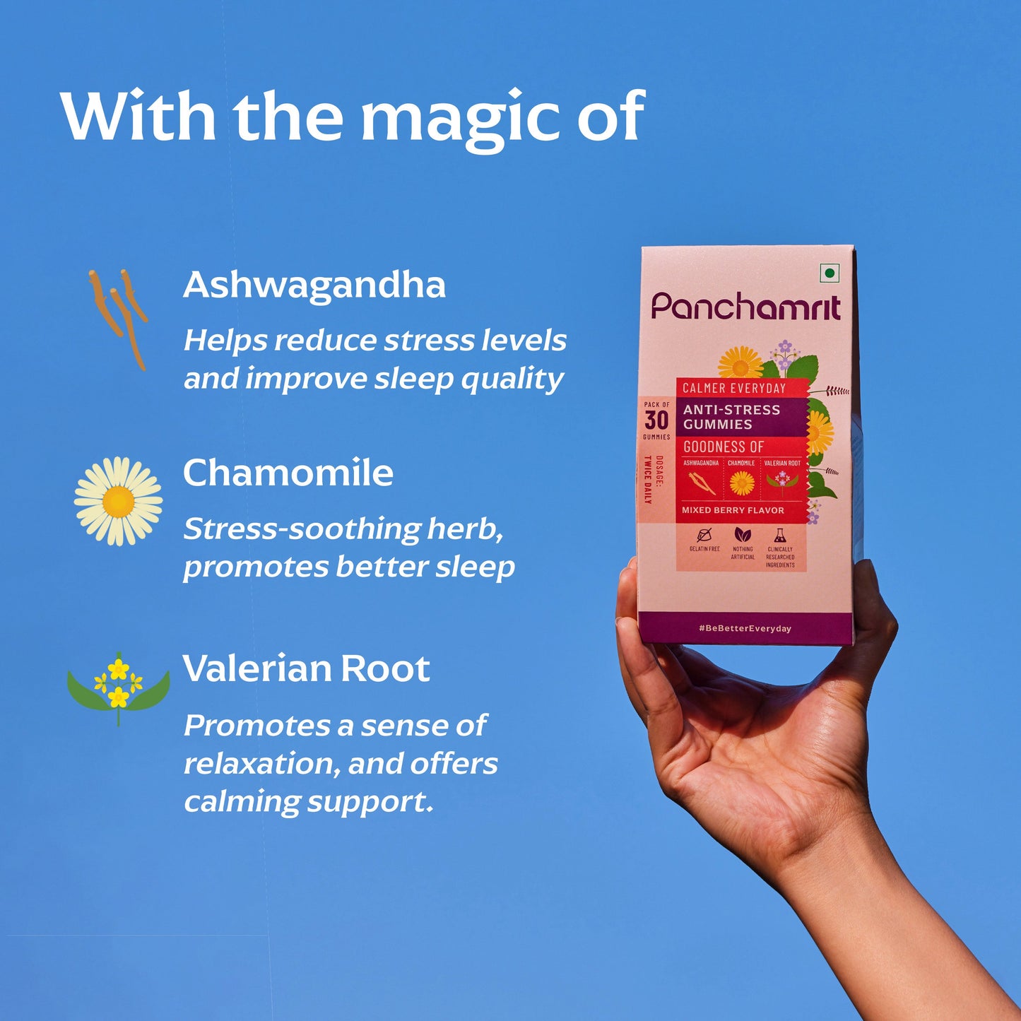 Panchamrit Ashwagandha Gummies - With The Magic Of