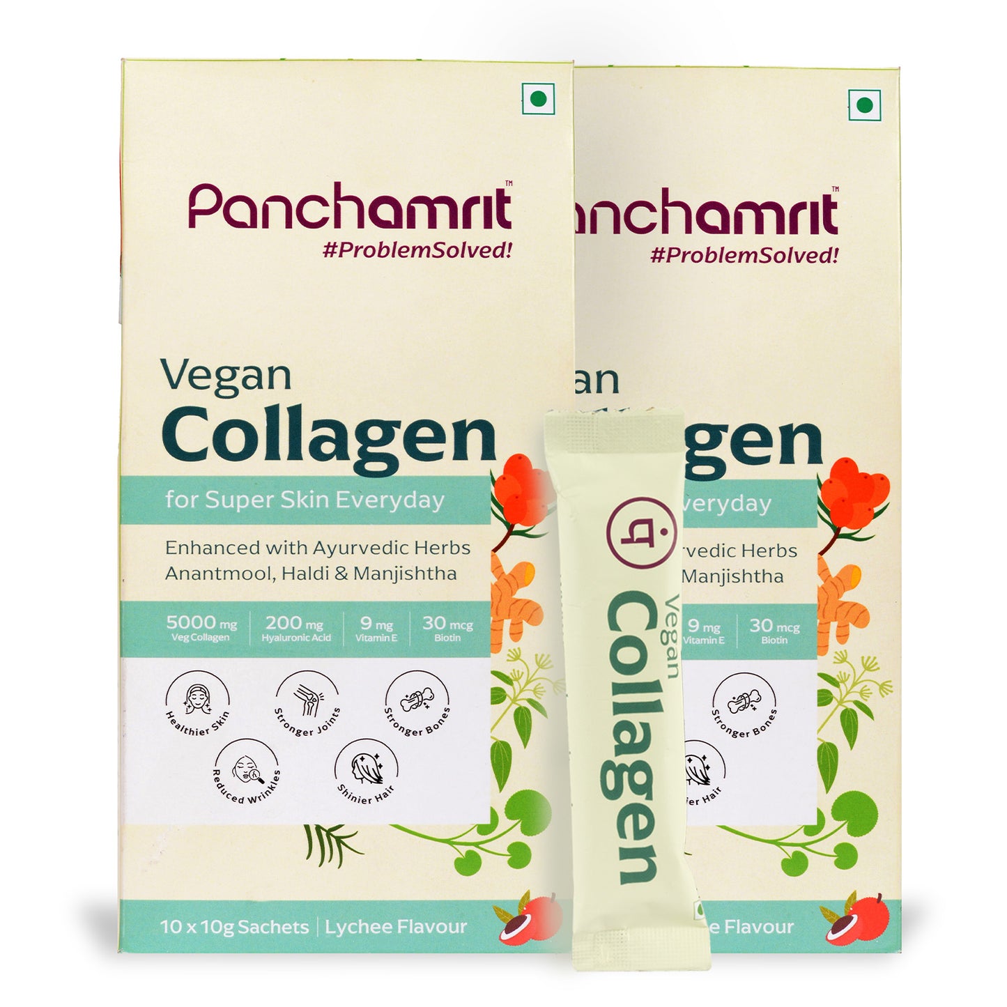 Panchamrit Vegan Collagen Powder| Pack of 10