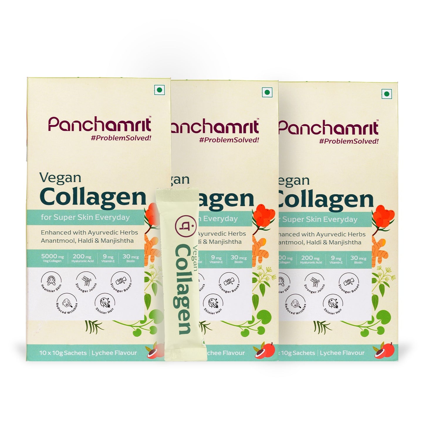 Panchamrit Vegan Collagen Powder| Pack of 10