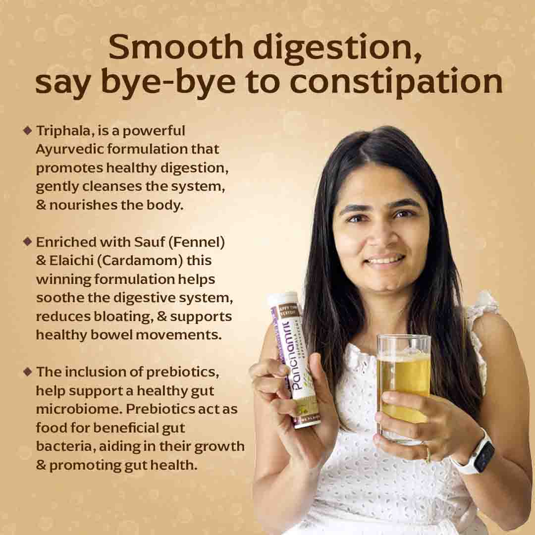 Triphala Effervescent Tablets | Lime Flavor