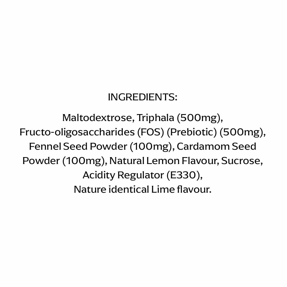 Triphala Effervescent Tablets | Lime Flavor