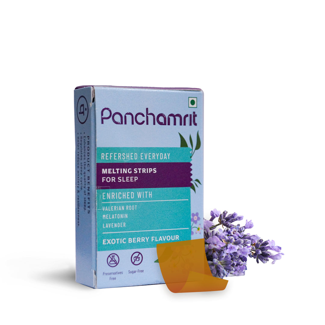 Panchamrit Melting Strip for Sleep | Exotic Berry Flavor