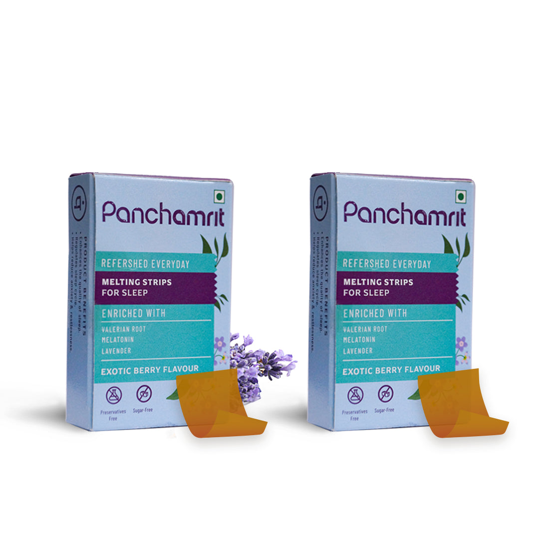 Panchamrit Melting Strip for Sleep | Exotic Berry Flavor